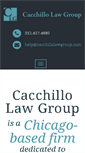 Mobile Screenshot of cacchillolawgroup.com