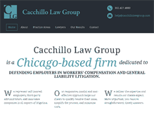 Tablet Screenshot of cacchillolawgroup.com